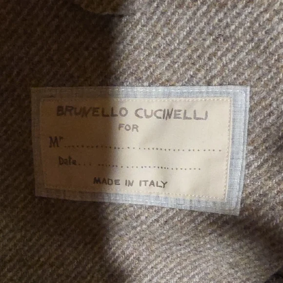 Brunello Cucinelli Textured Brown Fabric - Picture 8 of 9